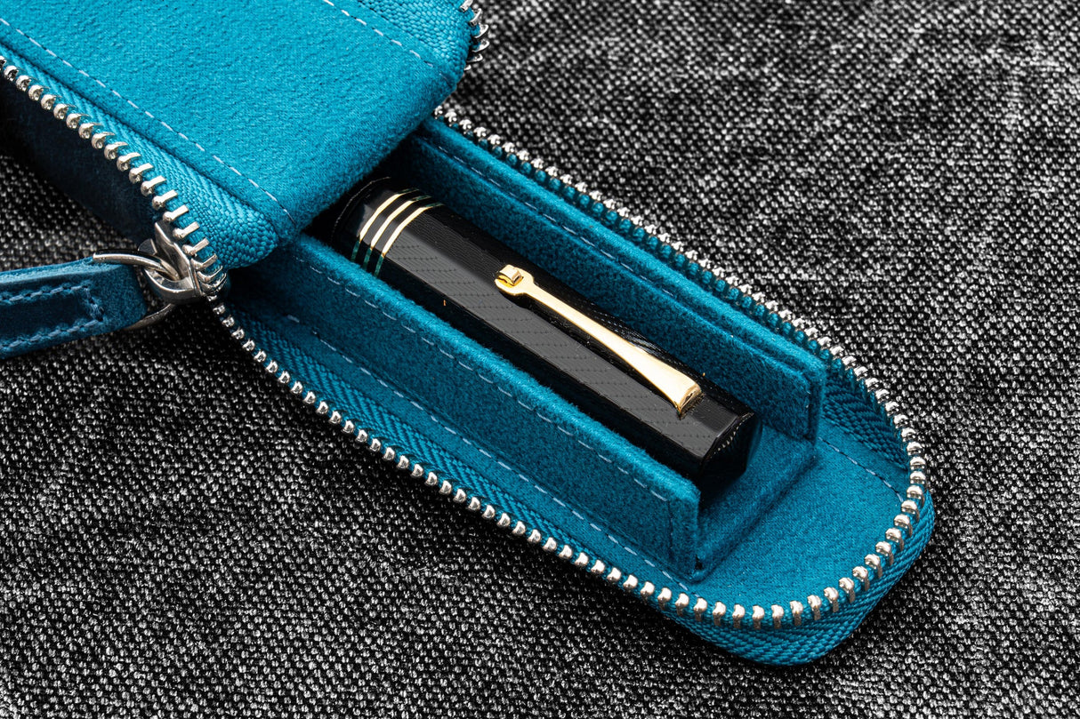 Galen Leather Zippered Magnum Opus Single Hard Case