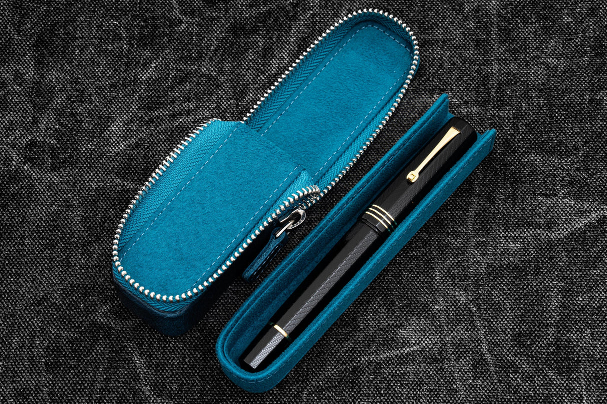 Galen Leather Zippered Magnum Opus Single Hard Case