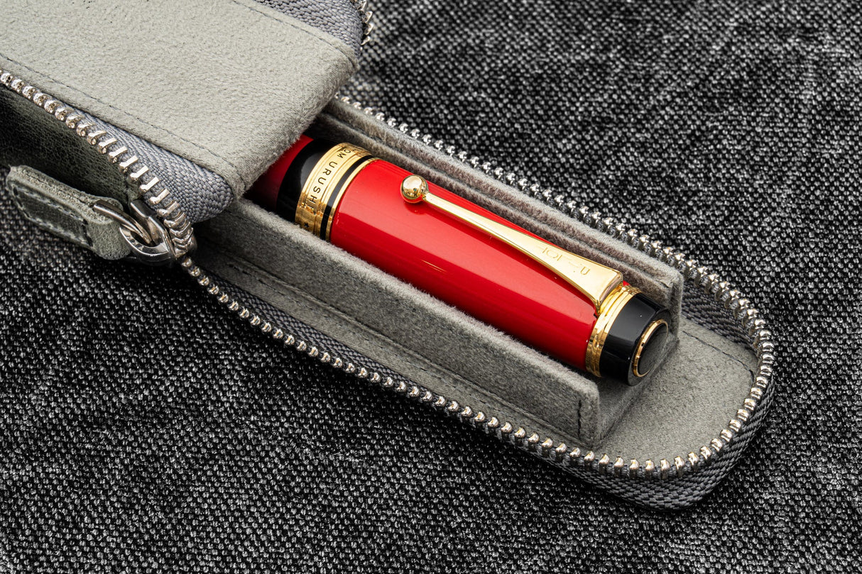 Galen Leather Zippered Magnum Opus Single Hard Case