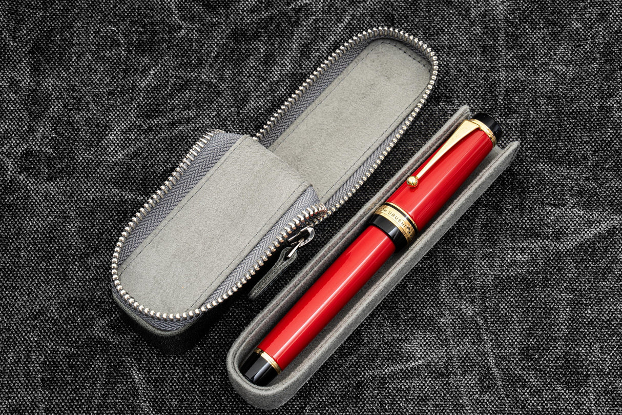 Galen Leather Zippered Magnum Opus Single Hard Case