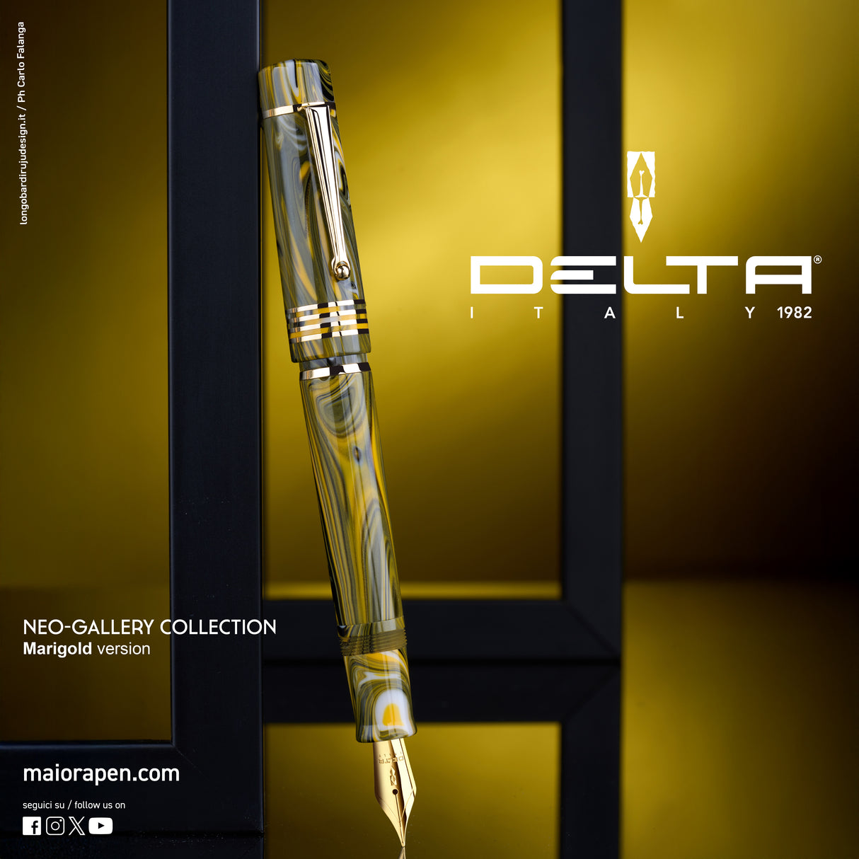 Delta Neo Gallery Rollerball Pen - Marigold (Doorbuster)