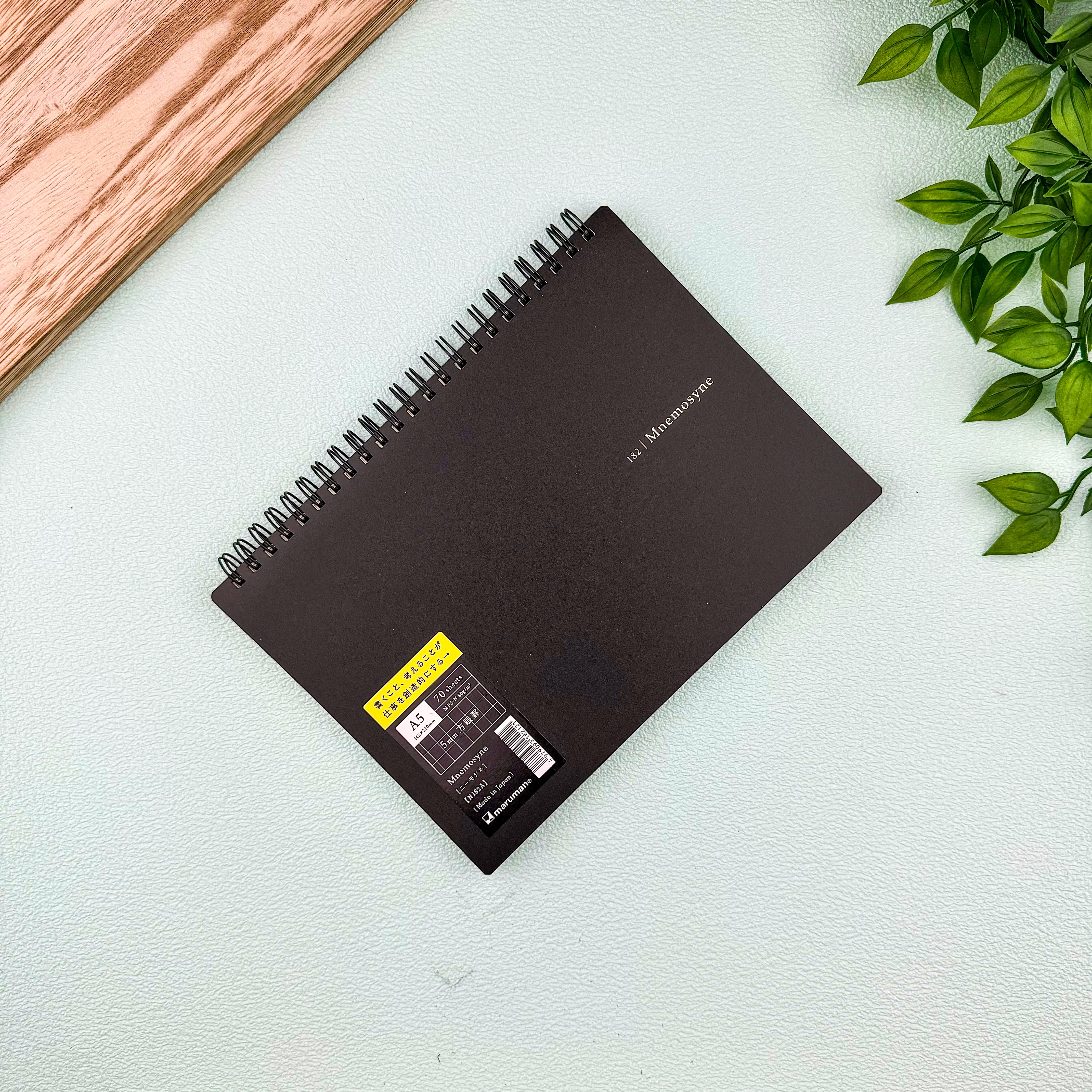 Maruman Mnemosyne Notebook - Grid - A5 – Atlas Stationers