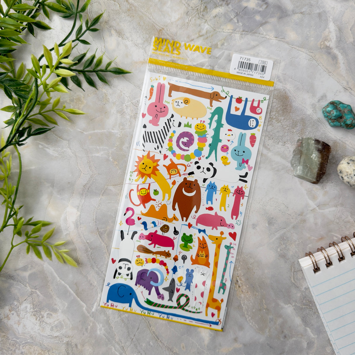 Mind Wave Sticker - Yuru Animal