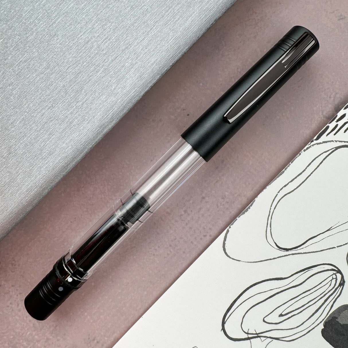 Monteverde MP1 Fountain Pen - Black Noir