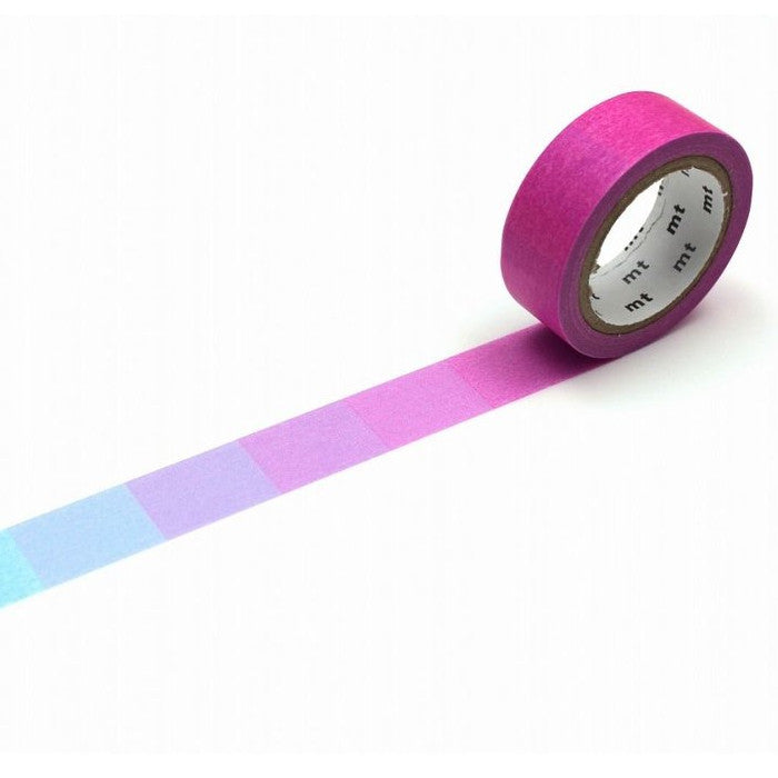 MT Washi Tape - Flourescent Graduation Pink x Blue