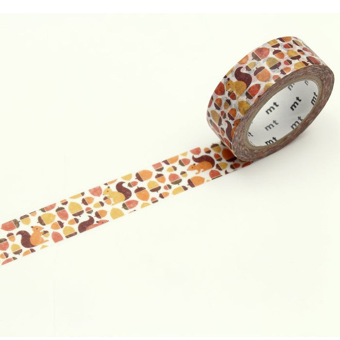 MT Washi Tape - Squirrel and Acorn
