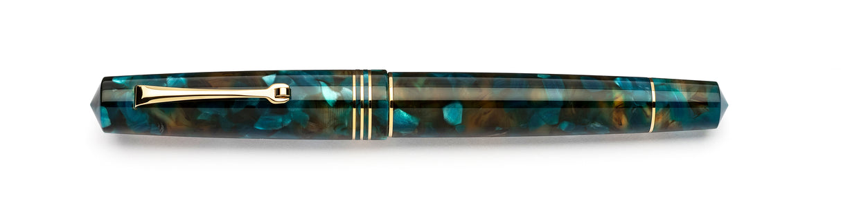 Leonardo Momento Zero Fountain Pen - Pausilya with Gold Trim (Limited Edition)