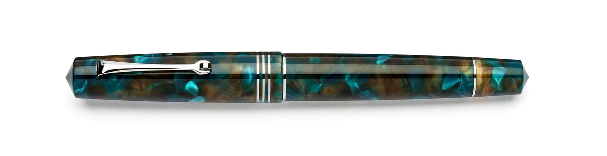 Leonardo Momento Zero Fountain Pen - Pausilya with Silver Trim (Limited Edition)