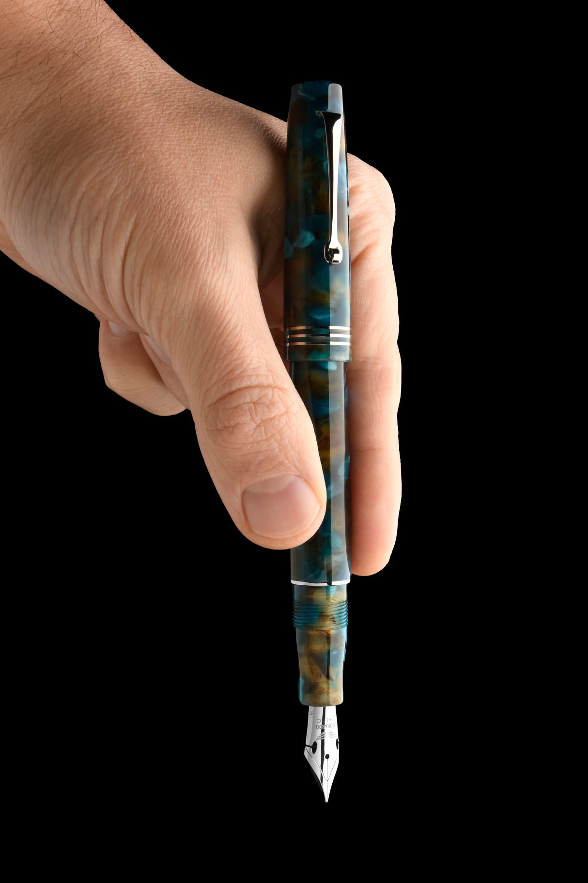 Leonardo Momento Zero Fountain Pen - Pausilya with Silver Trim (Limited Edition)