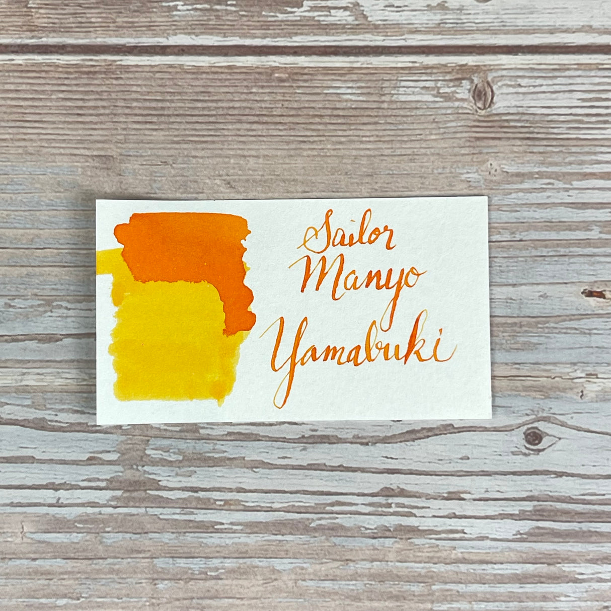 Sailor Manyo Yamabuki- 50ml Bottled Ink