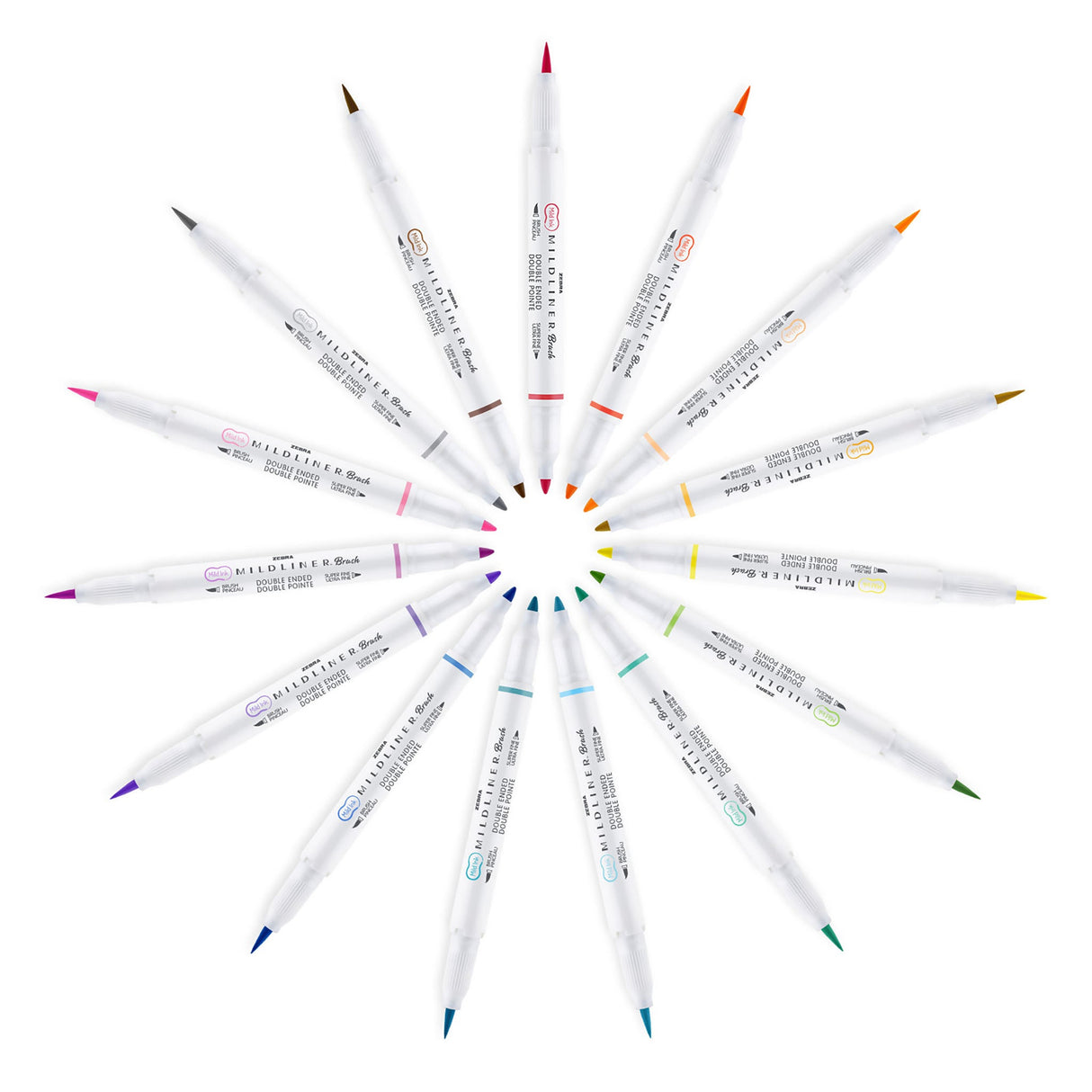 Zebra Mildliner Dual Tip Brush Pen