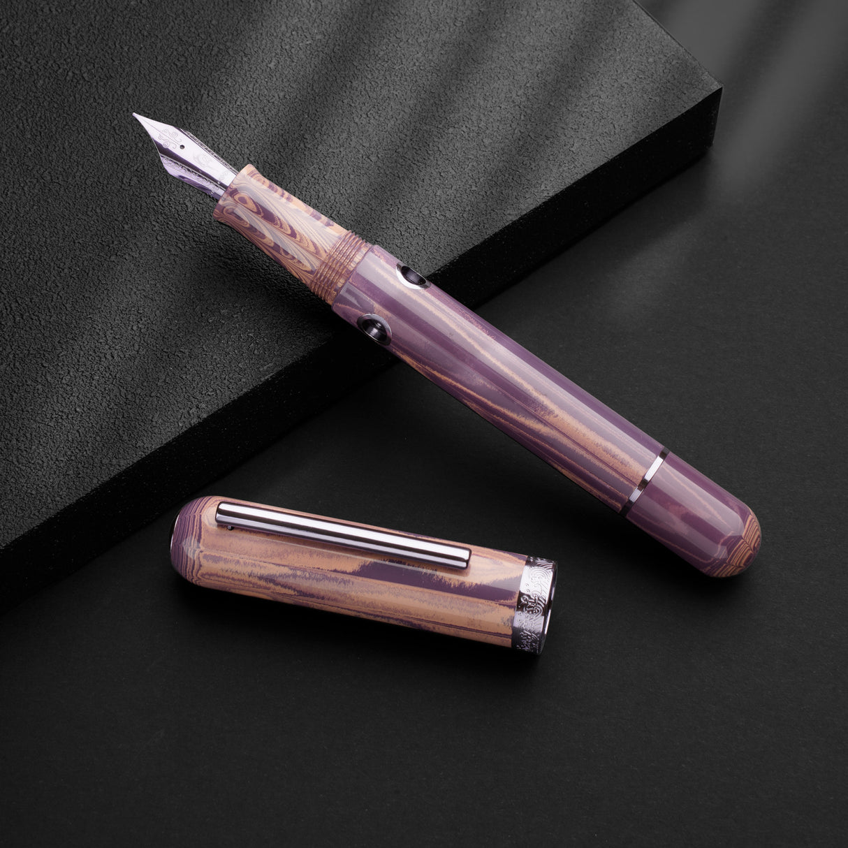 Nahvalur (Narwhal) Nautilus Fountain Pen - Mousseline Lilas (Limited Edition)