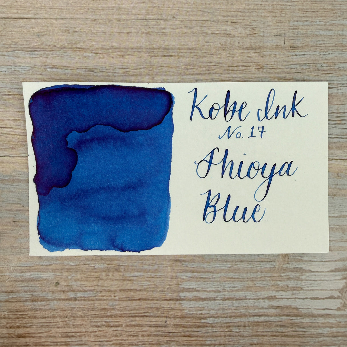 Nagasawa Kobe Ink 50ml Bottled Ink - Ink Story Vol. 17 Shioya Blue