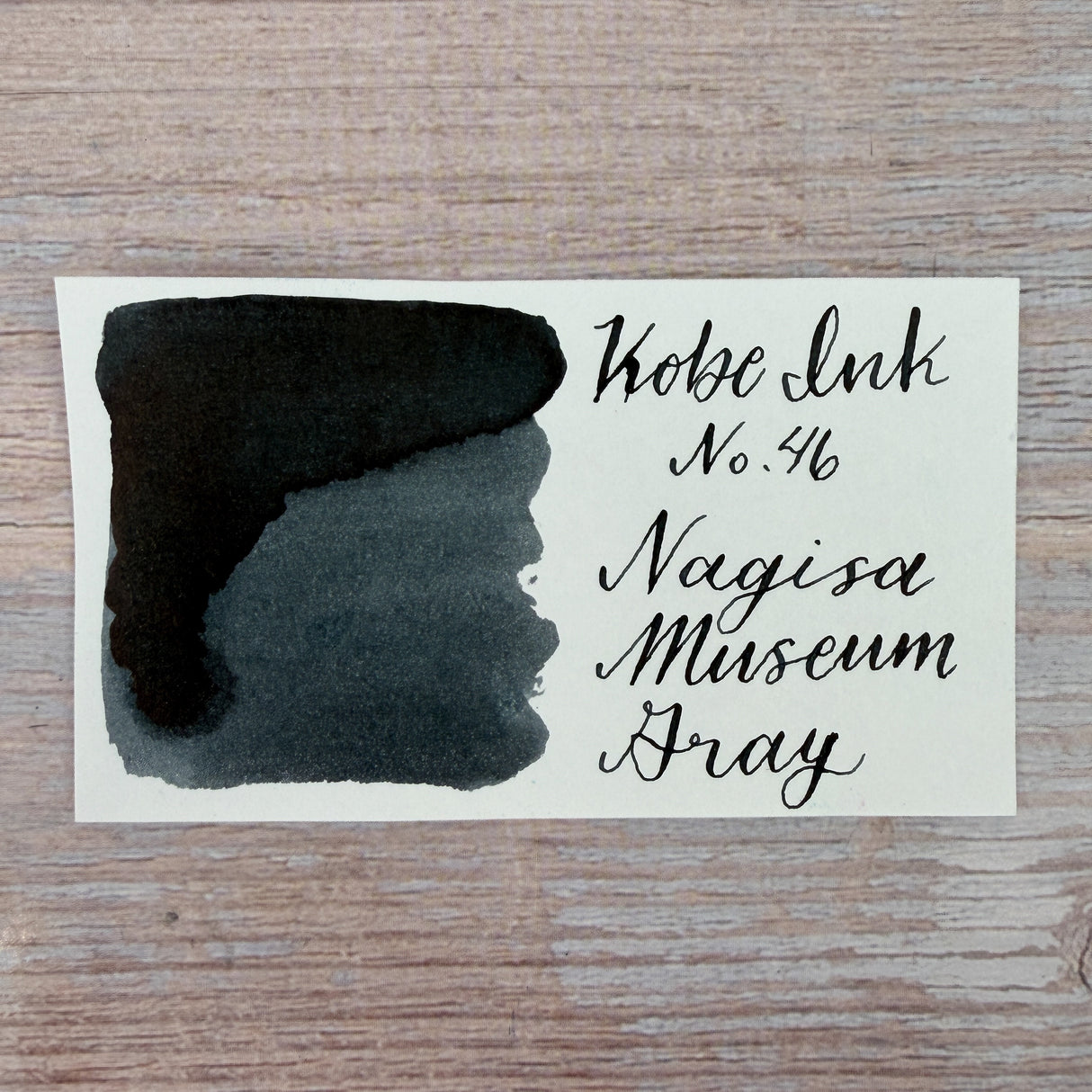 Nagasawa Kobe Ink 50ml Bottled Ink - Ink Story Vol. 46 Nagisa Museum Gray