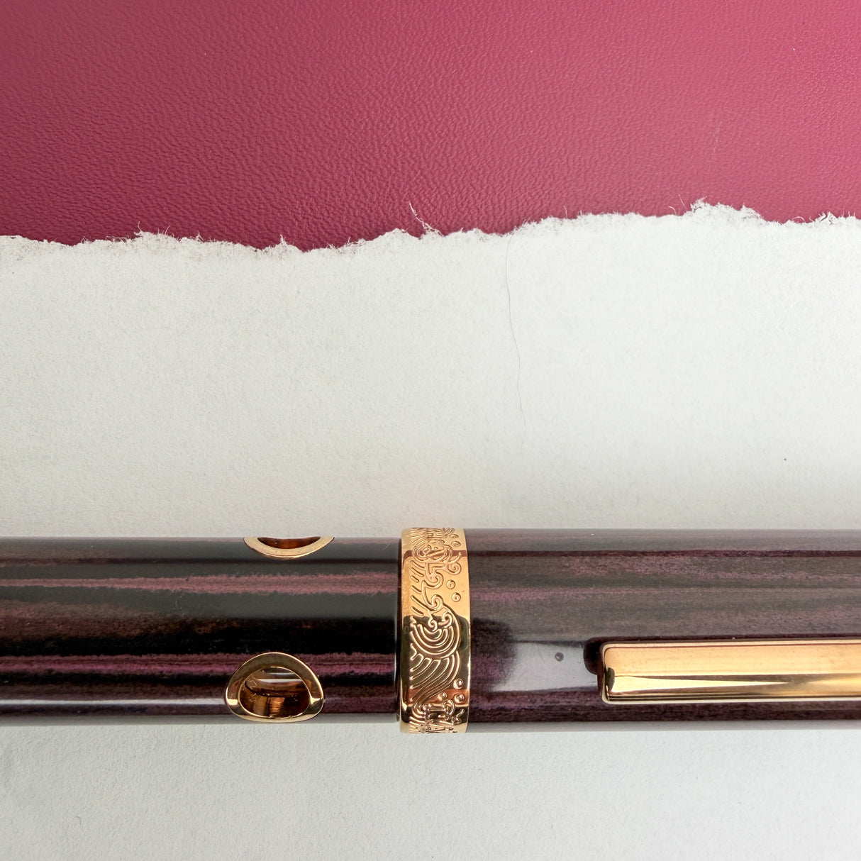 Nahvalur (Narwhal) Nautilus Fountain Pen - Stylophora Berry