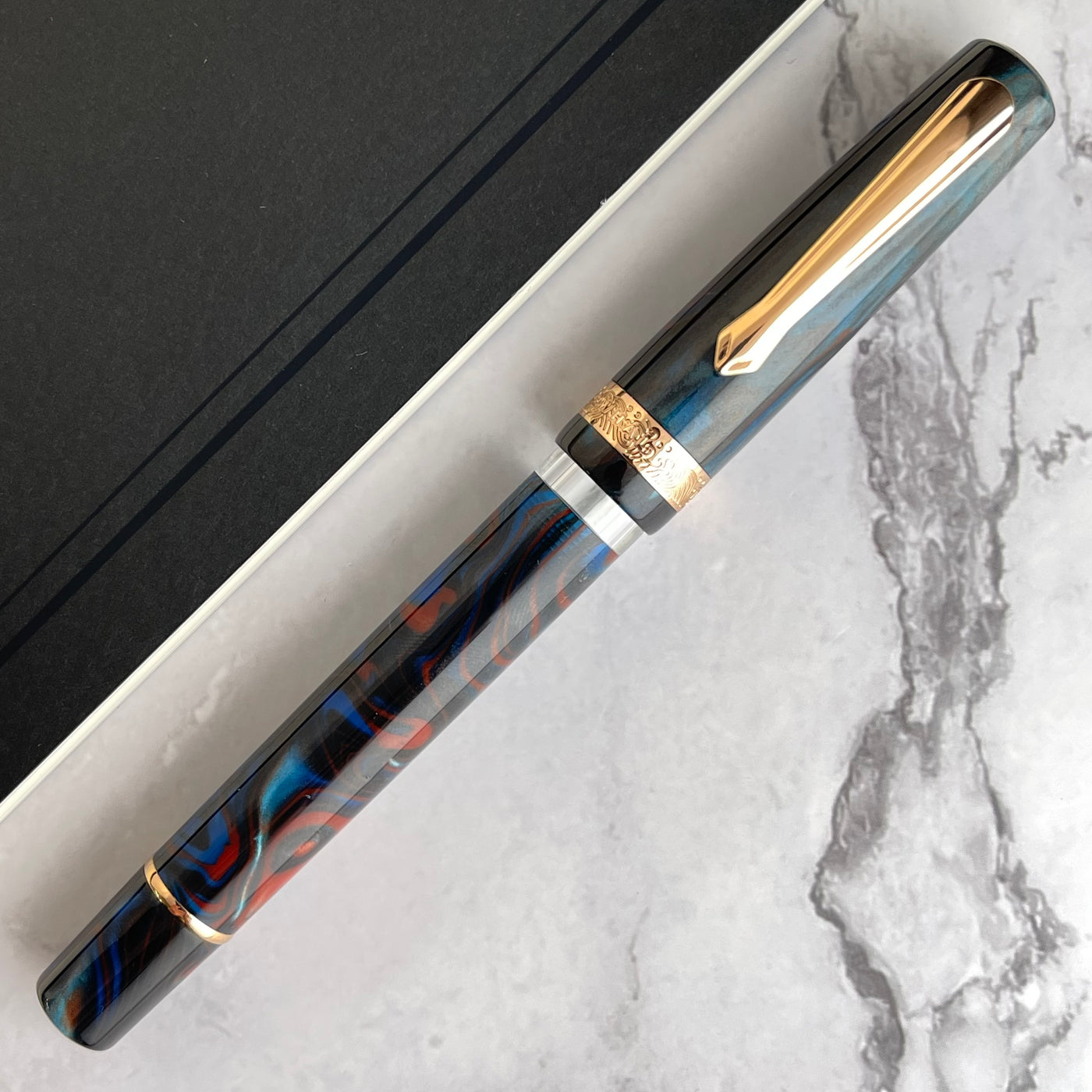 Nahvalur (Narwhal) Schuylkill Fountain Pen - Dragonet Sapphire
