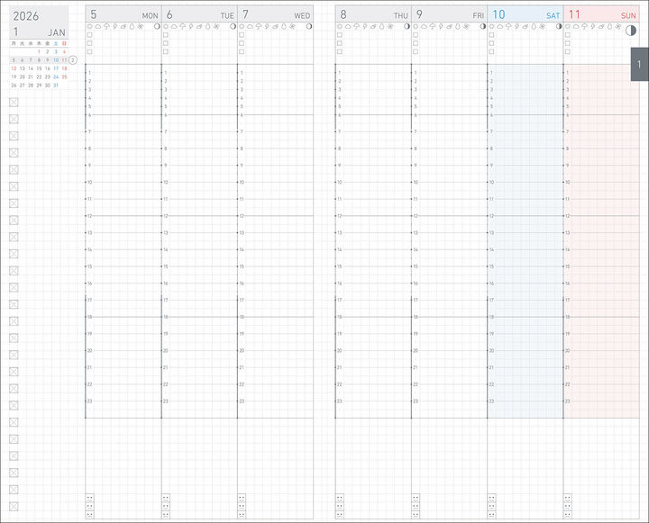 Kokuyo Jibun Lite A5 Planner