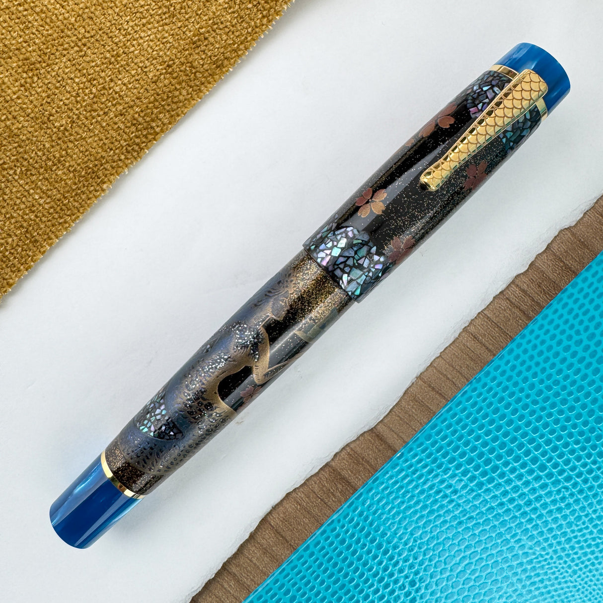 Nino Marino Signature Parthenope Maki-e Fountain Pen - The Song of Two Seas (Limited Edition)