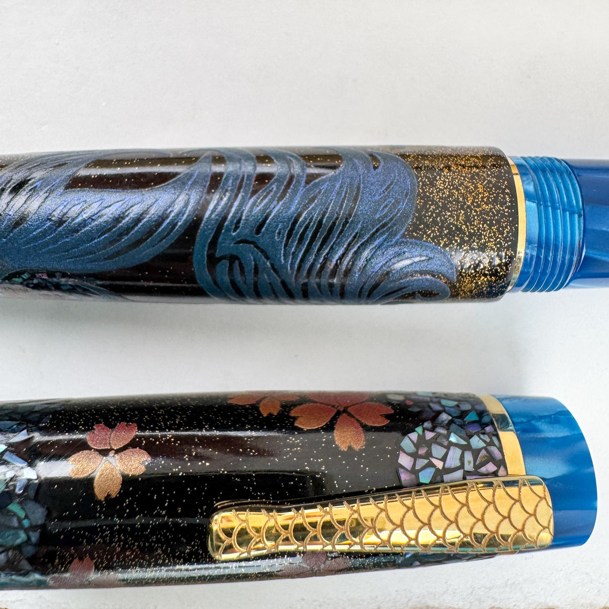 Nino Marino Signature Parthenope Maki-e Fountain Pen - The Song of Two Seas (Limited Edition)
