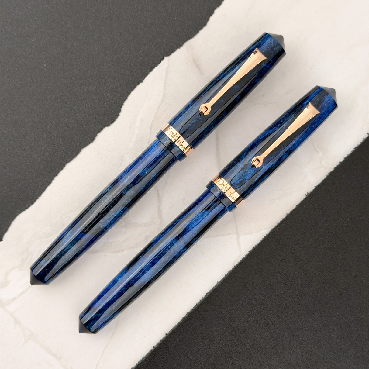 Omas Studio Fountain Pen - Azzurro Diamante