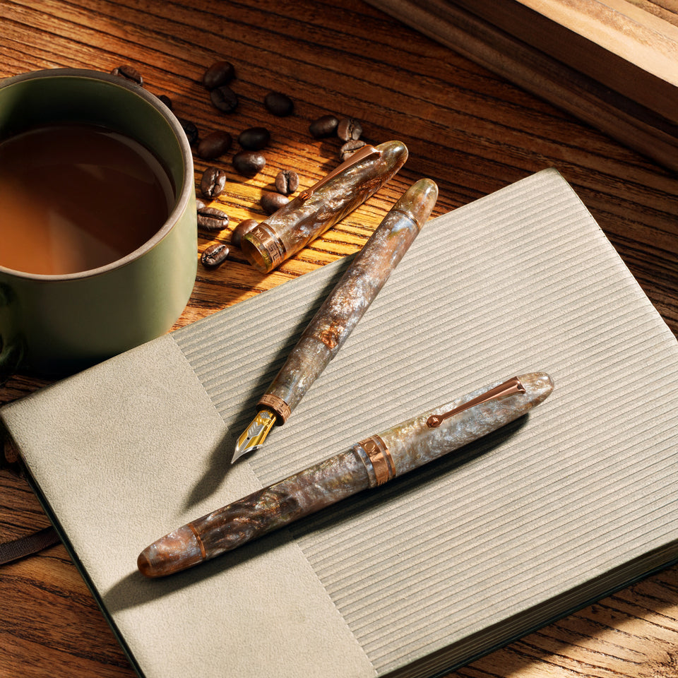 Omas Ogiva Cocktail Series Fountain Pen - Espresso Martini (Limited Edition)