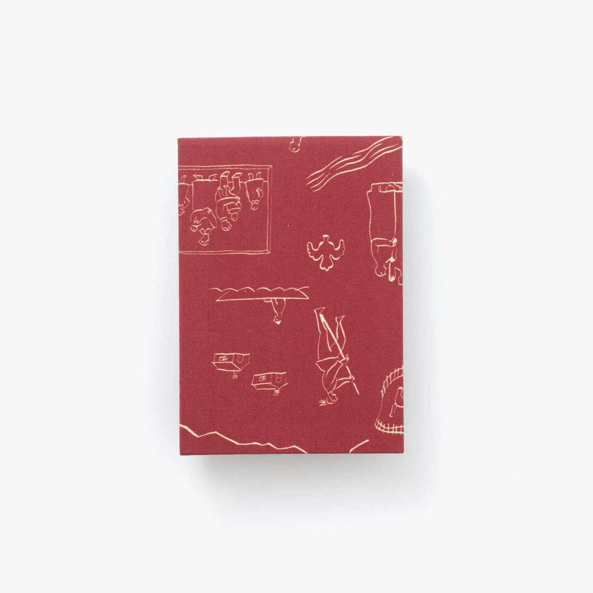 Kakimori Mini Note Cover - Palmehuset / History - Burgundy