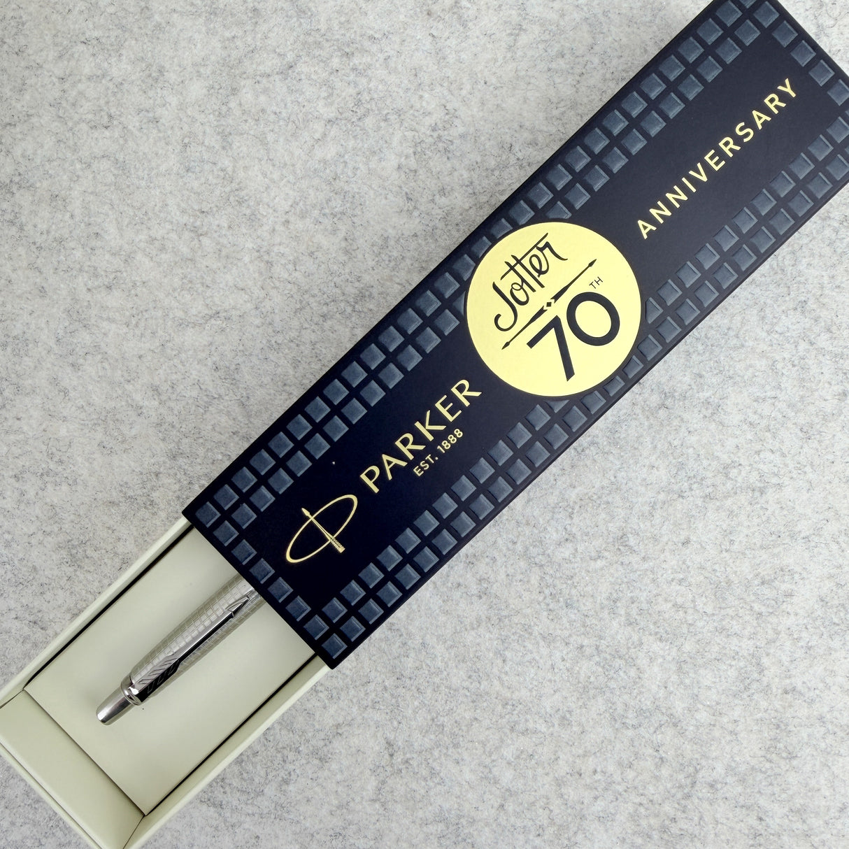 Parker Jotter 70th Anniversary Ballpoint Pen - Stainless Steel (Special Edition)