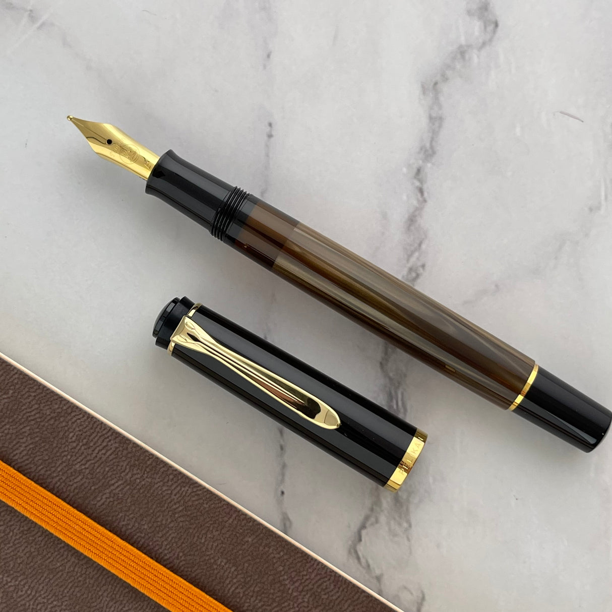 Pelikan Classic M200 Fountain Pen - Brown Marble
