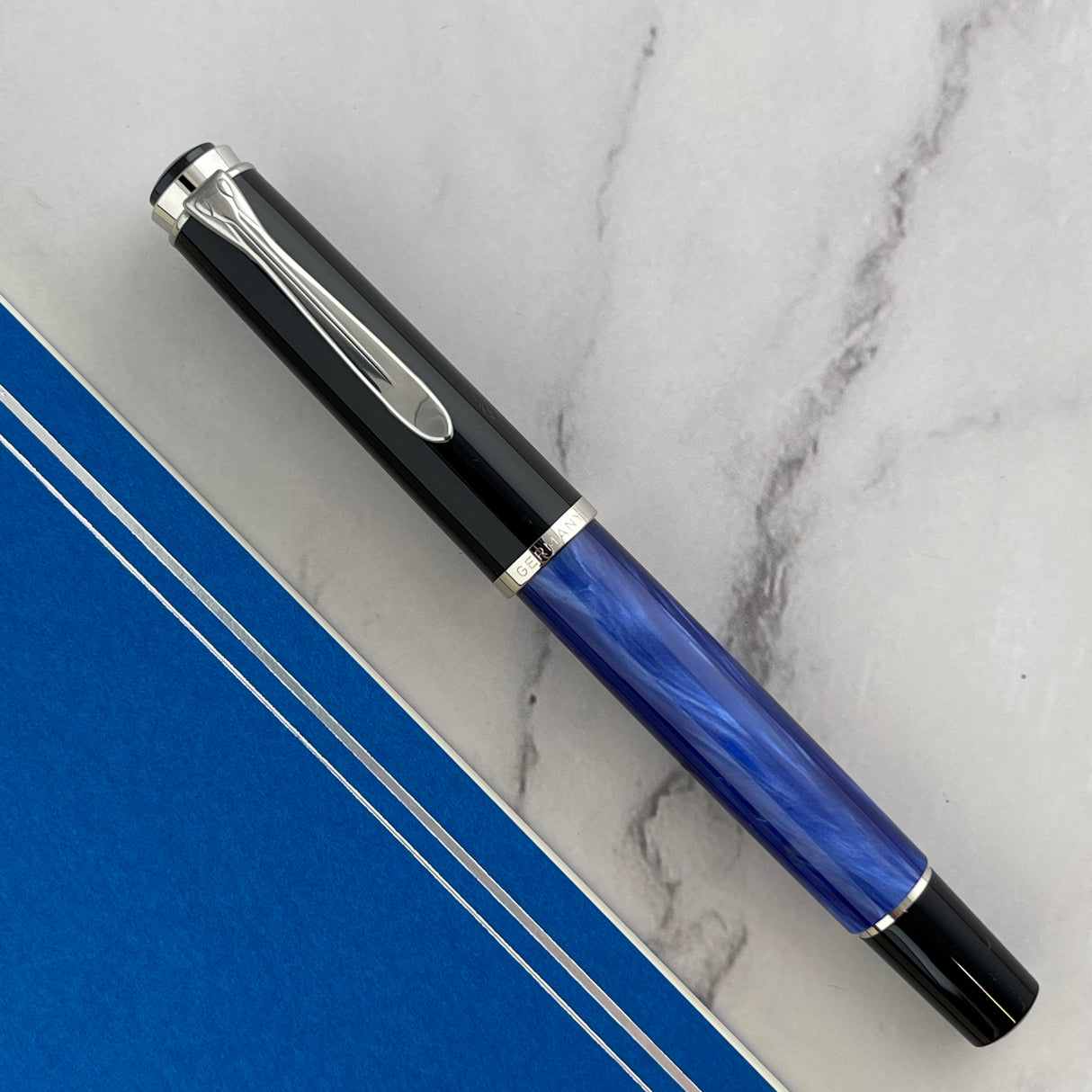 Pelikan Classic M205 Fountain Pen - Blue Marble
