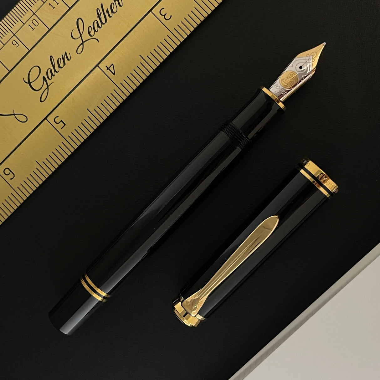 Pelikan Souveran M800 Fountain Pen - Black w/ Gold Trim