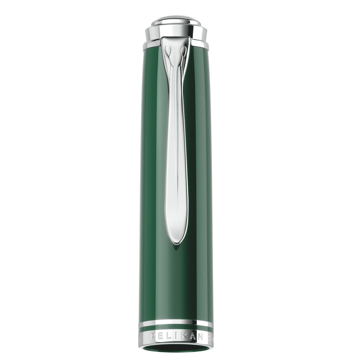 Pelikan M815 Metal Striped Green fountain pen cap