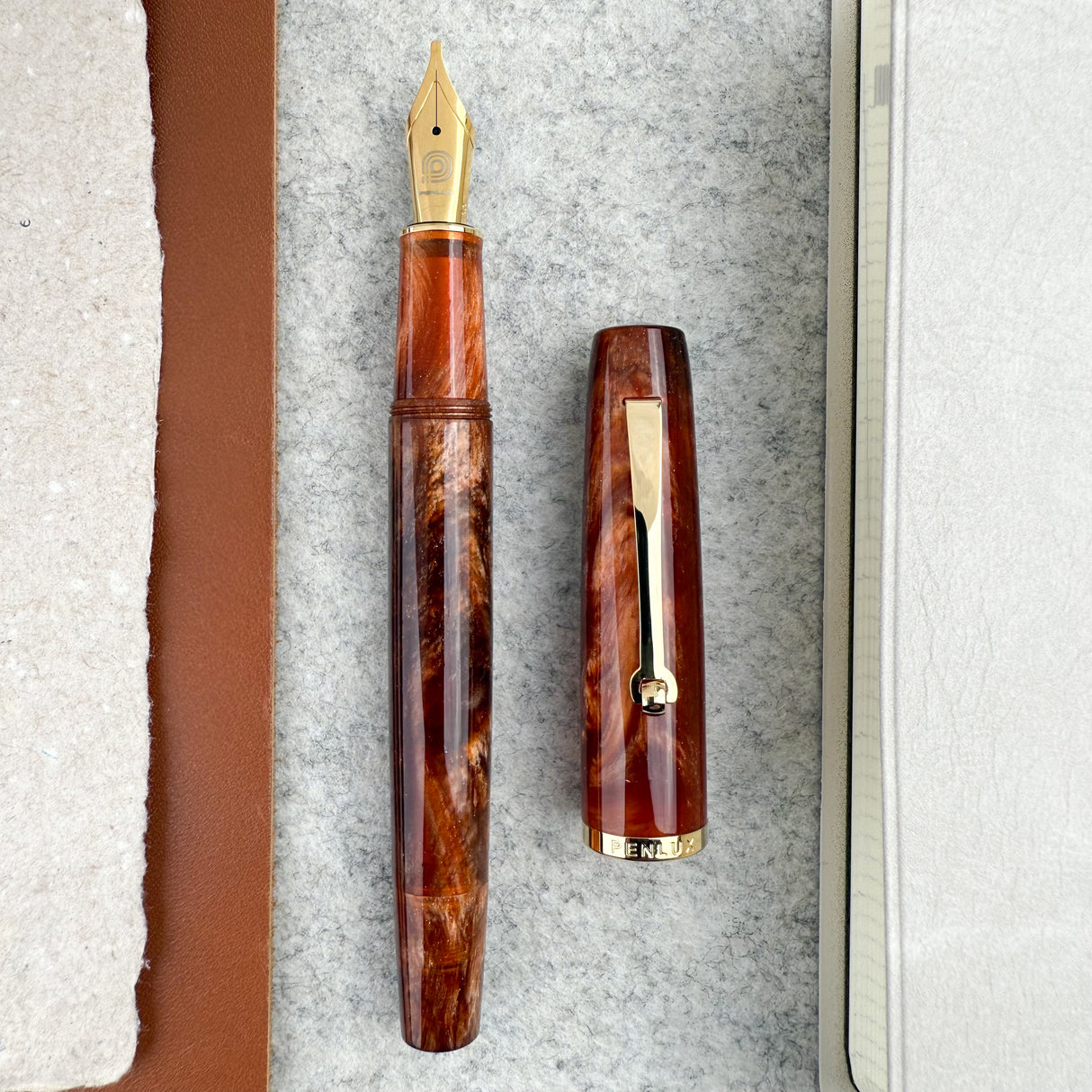 Penlux Concerto Fountain Pen - Amber (Special Edition)