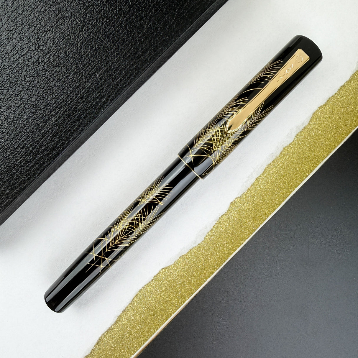 Namiki Chinkin Fountain Pen - Silver Grass