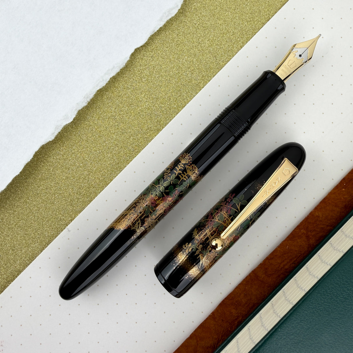 Namiki Yukari Fountain Pen - Flower Fence