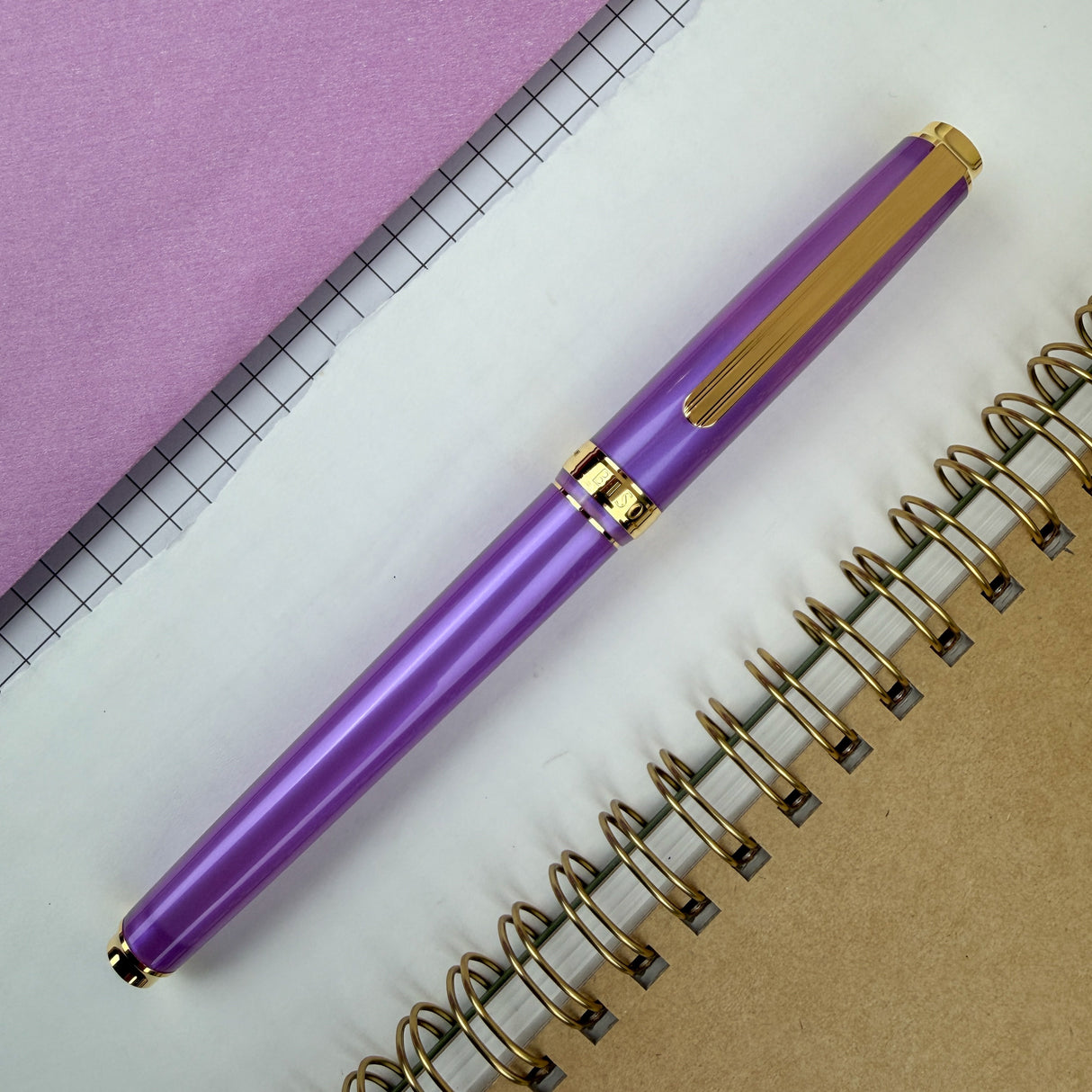 Platinum BISO Fountain Pen - Mystic Purple (Limited Edition)