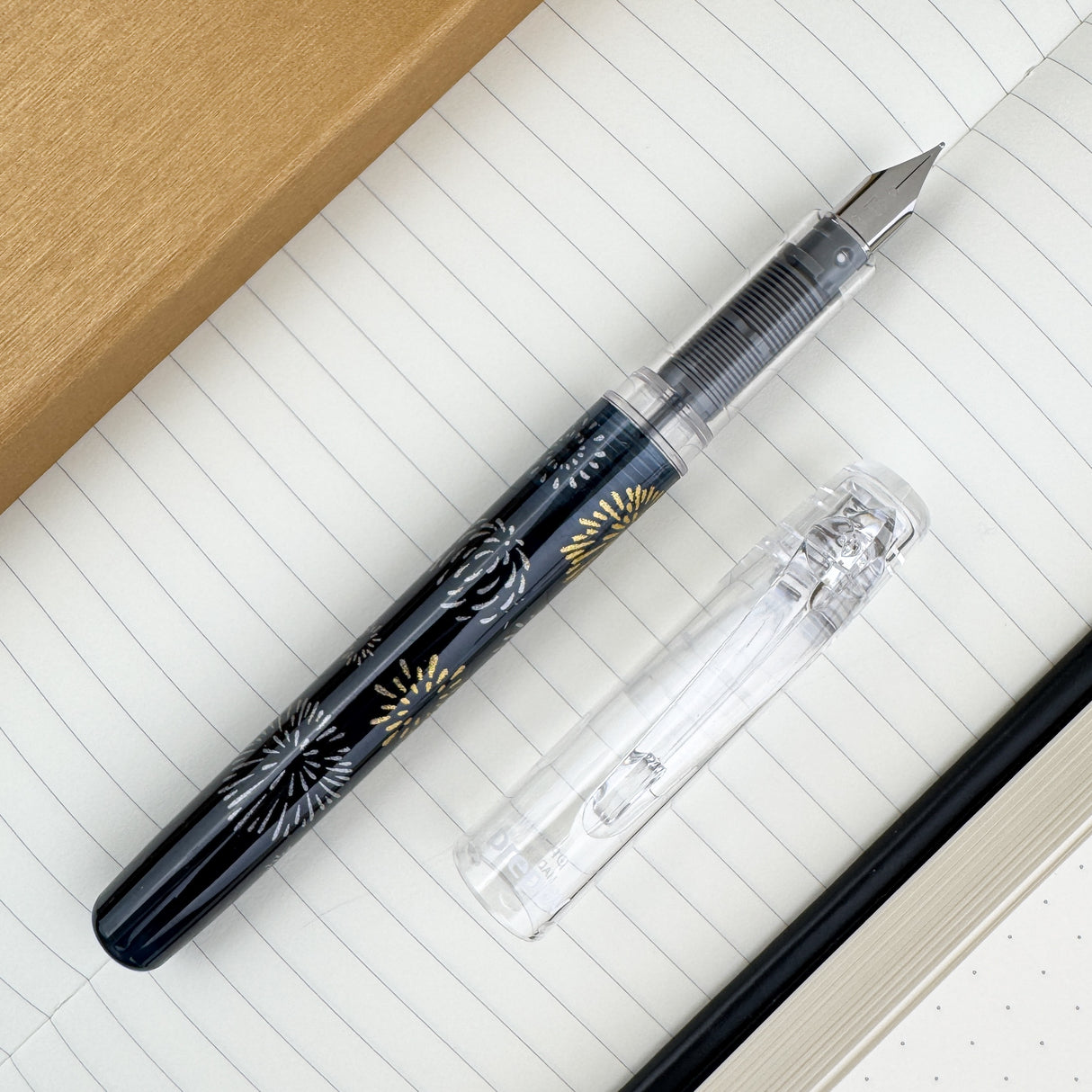 Platinum Preppy Wa Modern Maki-e Fountain Pen - Hanabi (Limited Edition)