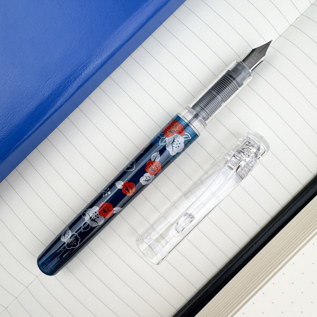Platinum Preppy Wa Modern Maki-e Fountain Pen - Tsubaki (Limited Edition)