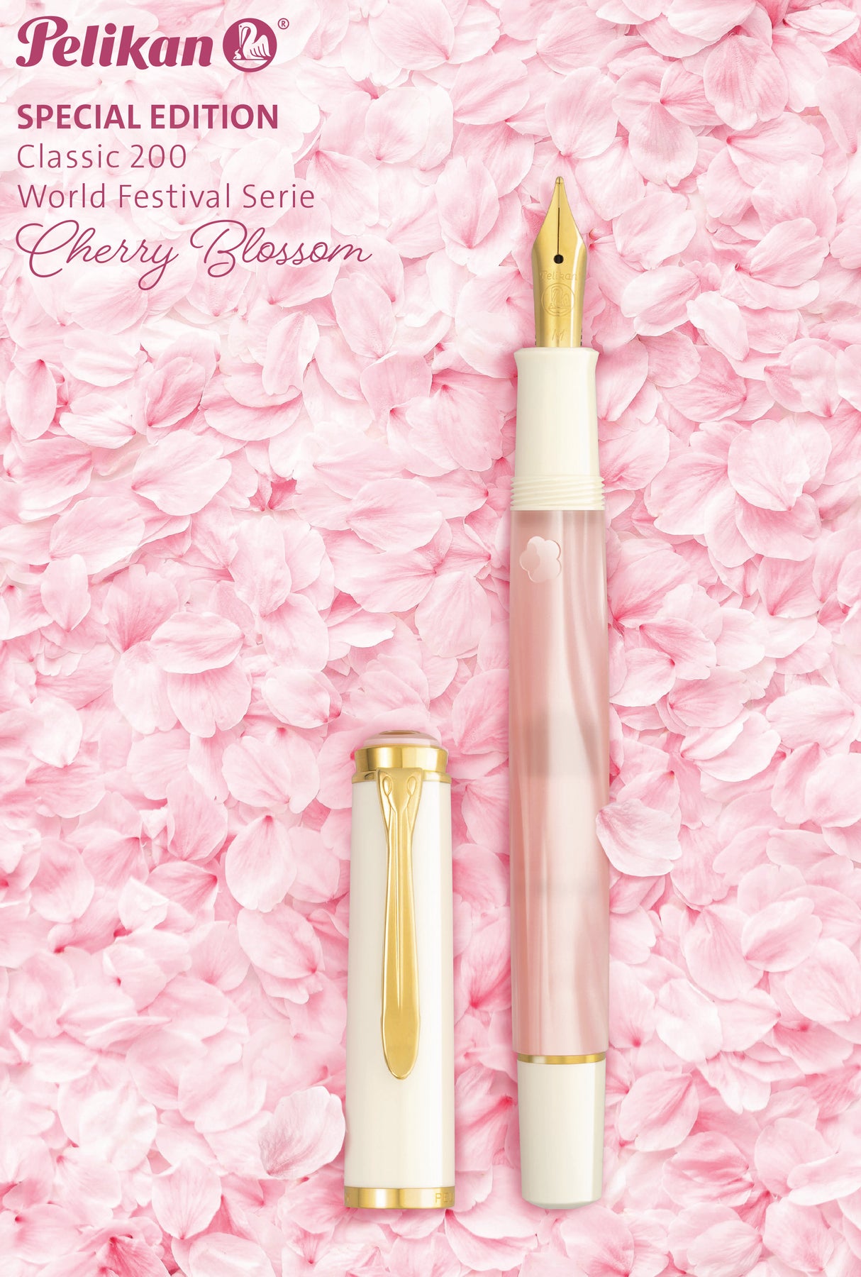 Pelikan Classic M200 Fountain Pen - Cherry Blossom (Special Edition)
