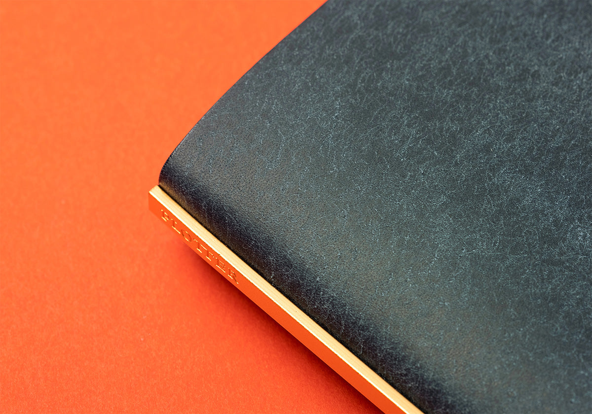 Plotter Pueblo 5-Ring Leather Binder - Mini 5 Size - Navy