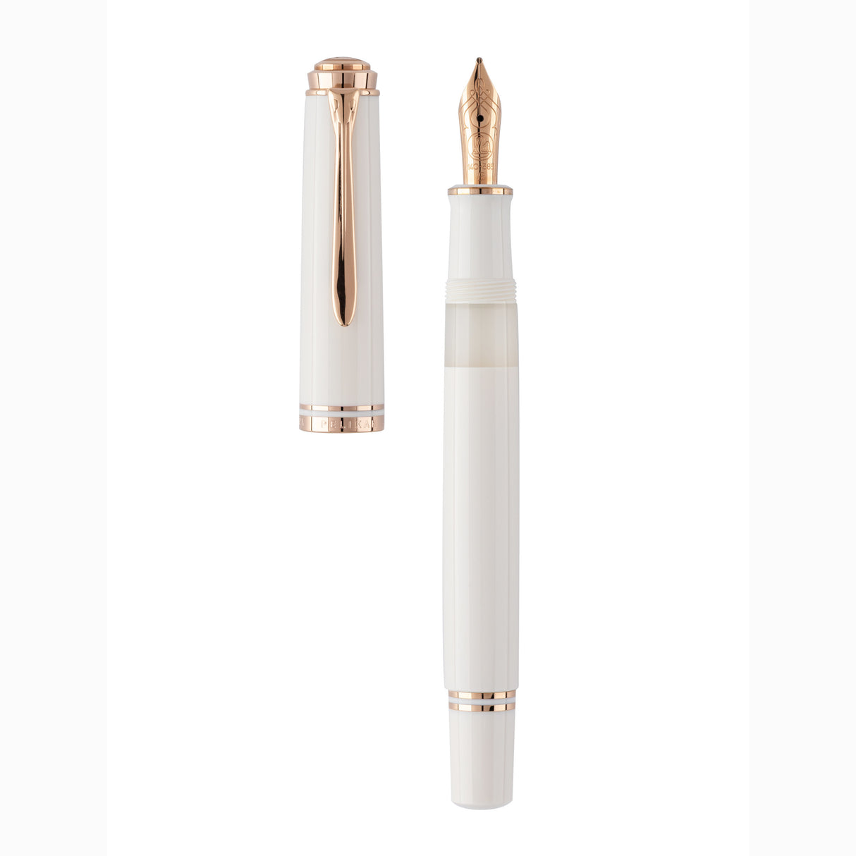 Pelikan Souveran M600 Fountain pen - White & Rose Gold (Special Edition)