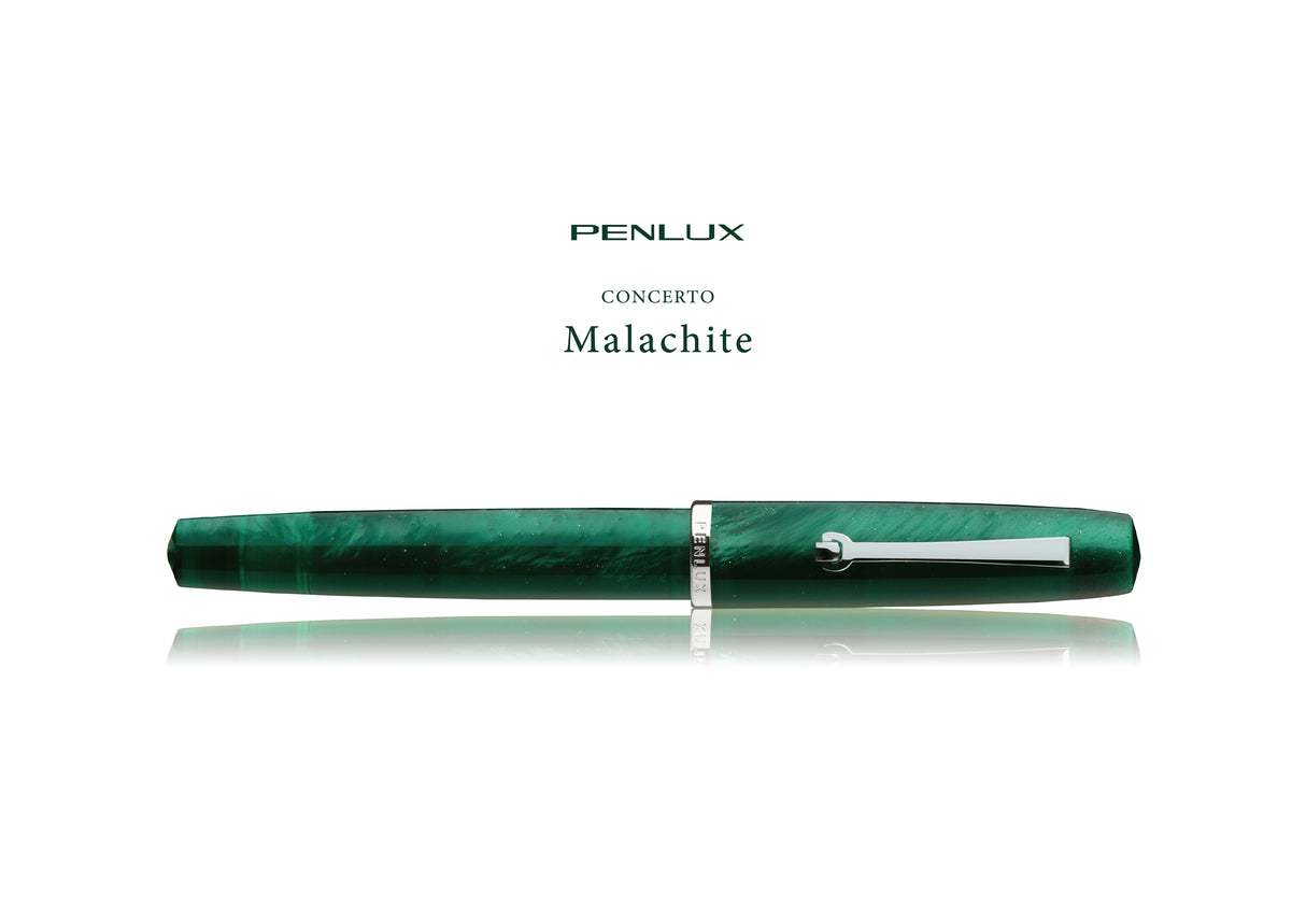 Penlux Concerto Fountain Pen - Malachite (Special Edition)