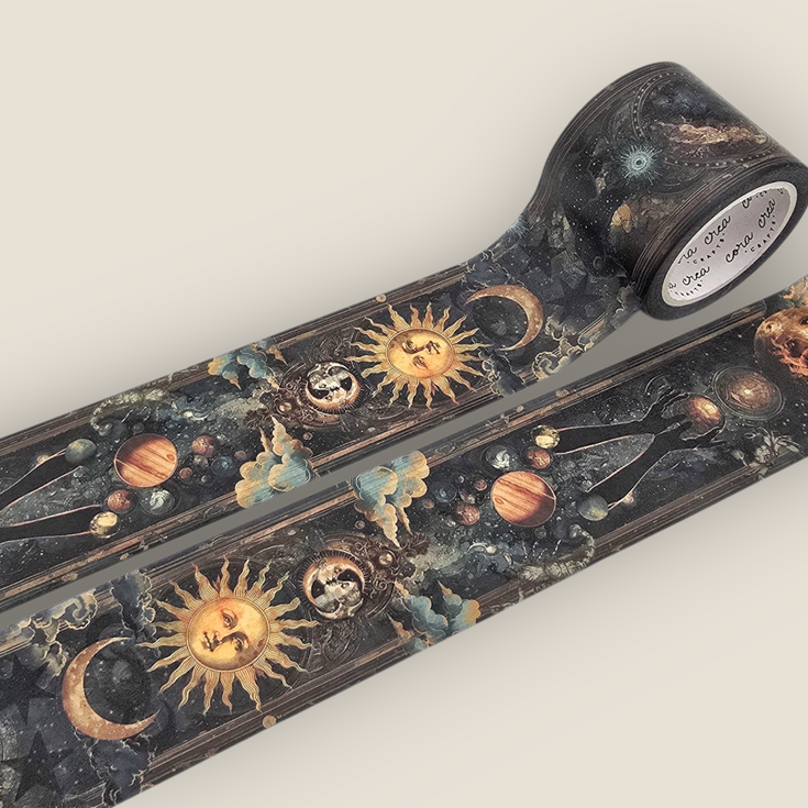 CoraCreaCrafts Outer Space Mystical Washi Tape