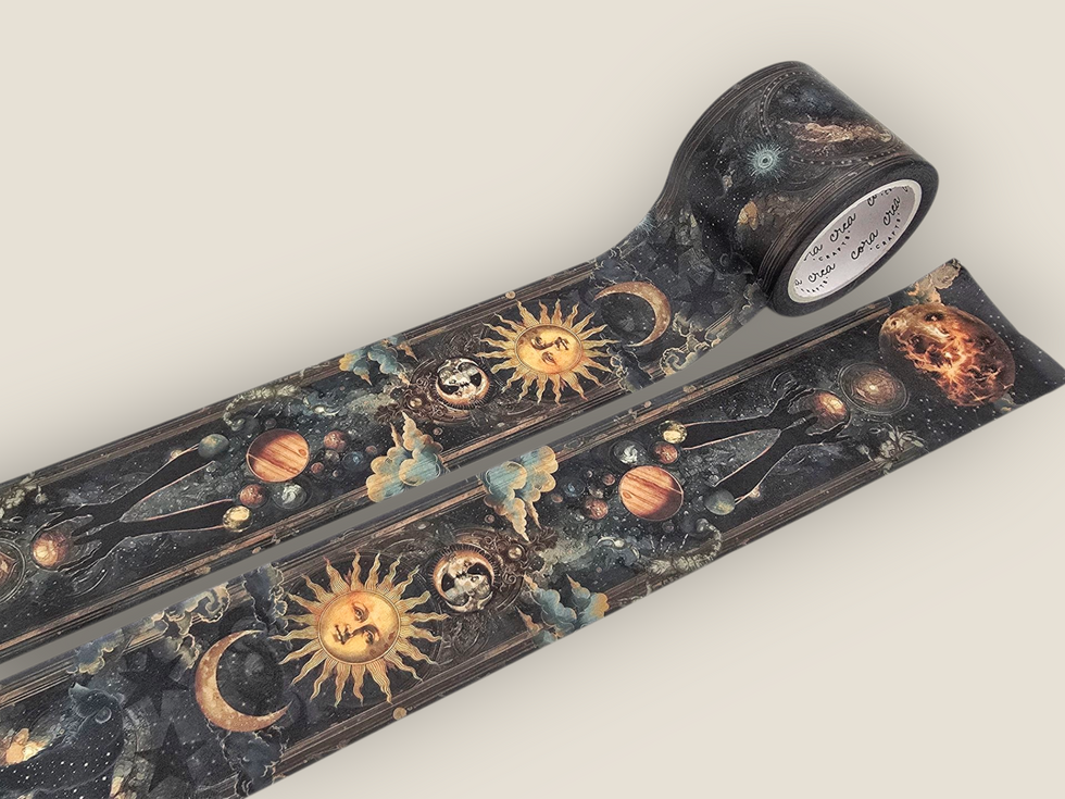 CoraCreaCrafts Outer Space Mystical Washi Tape