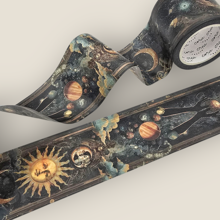 CoraCreaCrafts Outer Space Mystical Washi Tape