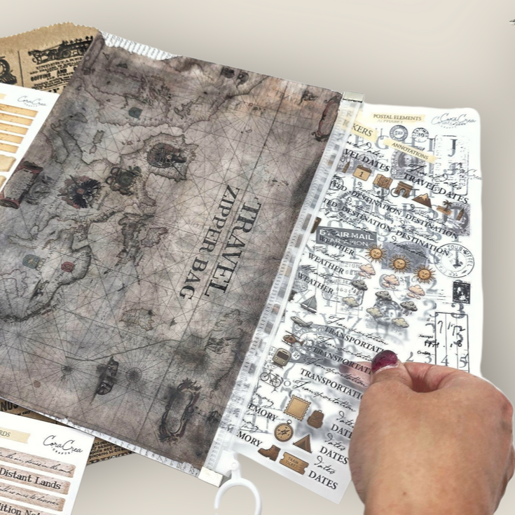 CoraCreaCrafts Travel Journal Kit