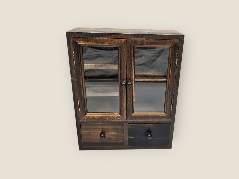 CoraCreaCrafts Mini Wooden Cabinet