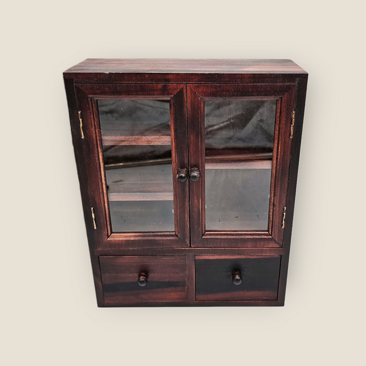 CoraCreaCrafts Mini Wooden Cabinet