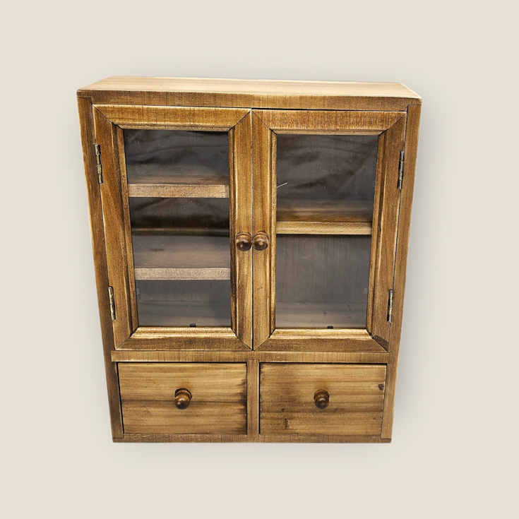 CoraCreaCrafts Mini Wooden Cabinet