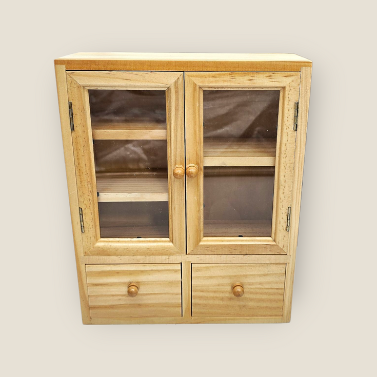 CoraCreaCrafts Mini Wooden Cabinet
