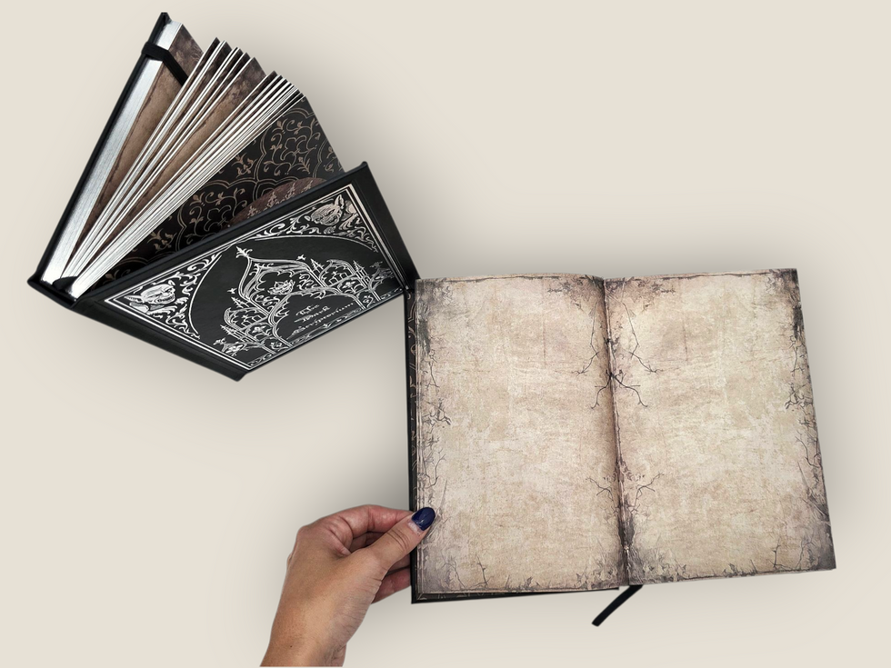 CoraCreaCrafts The Dark Scriptorium Notebook